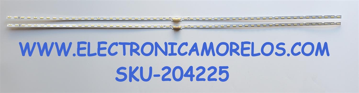 KIT DE LED'S PARA TV SAMSUNG ((2 PIEZAS)) / NUMERO DE PARTE BN96-45635A / 65'' NEW EDGE-54ea-180223-7020 / 65''-NEW EDGE-54ea-180223-7020 / MODELOS UN65RU7300 / UN65NU6070 / UE65NU7170 / UN65RU7100 / UE65NU7102 / UE65NU7140U / MAS MODELOS EN DESCRIPCIÓN